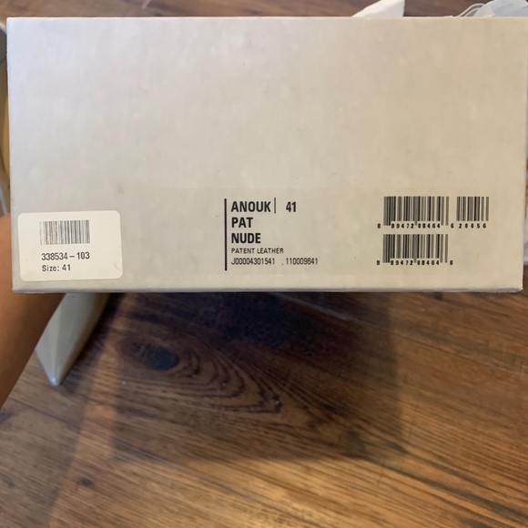 Jimmy Choo Anouk Nude Patent Leather Pump Size 41 - Picture 3 of 8